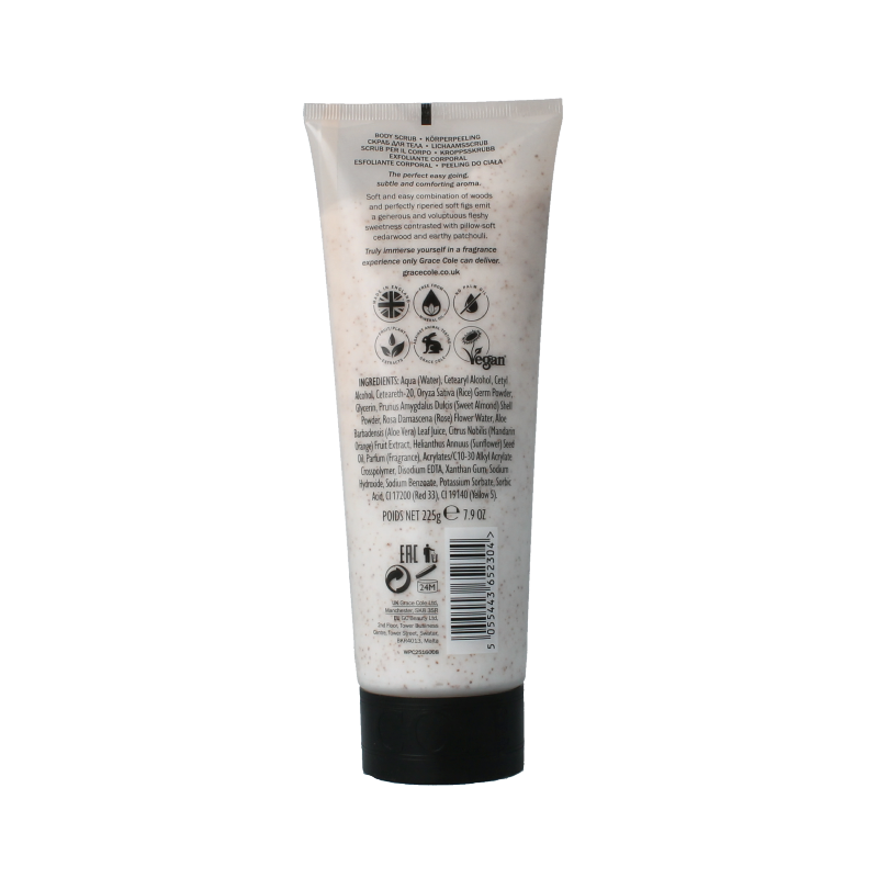 Grace Cole Wild fig & cedar body scrub 225 Gram