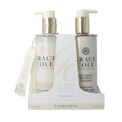 Grace Cole Nectarine blossom & grapefruit hand care duo 2.00 Stuks