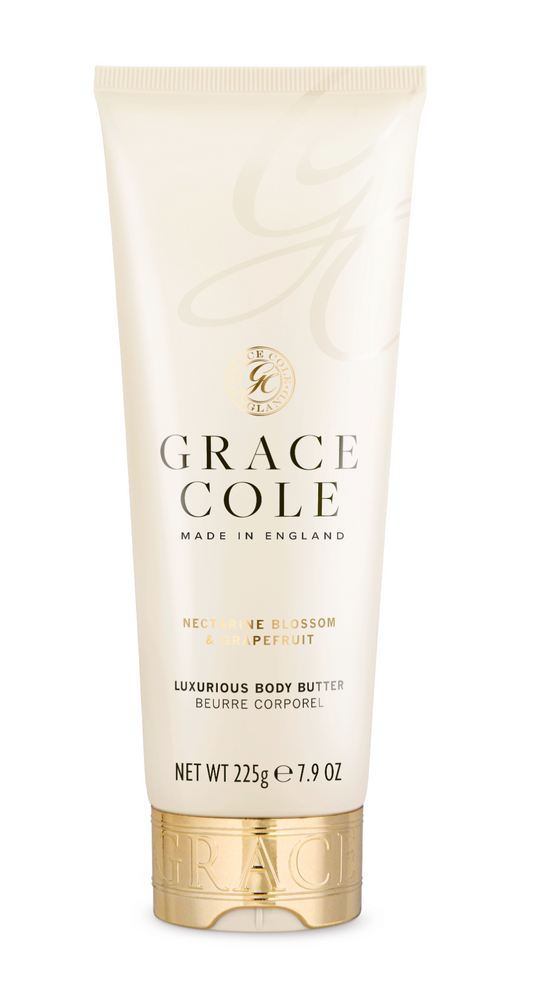 Grace Cole Nectarine blossom & grapefruit body butter 225 Gram