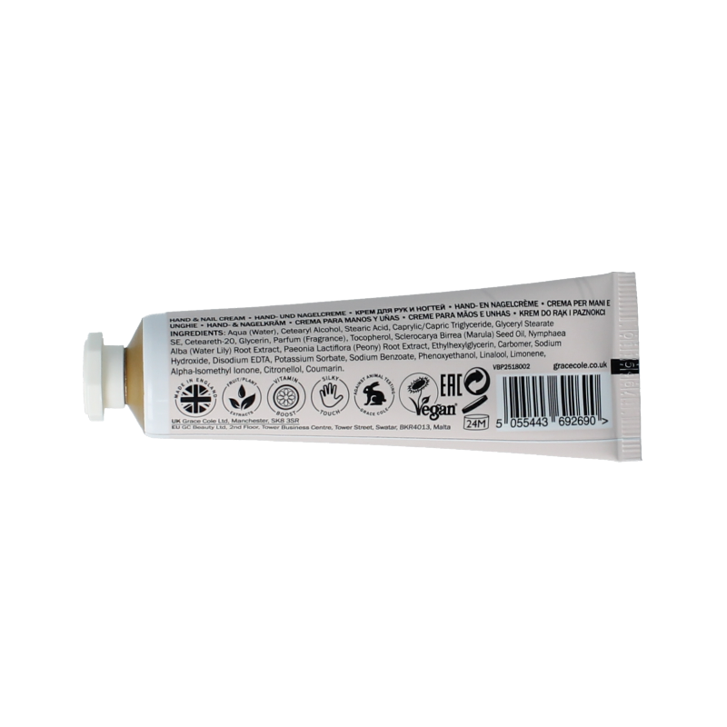 Grace Cole Vanilla blush & peony hand & nail cream 30 Milliliter