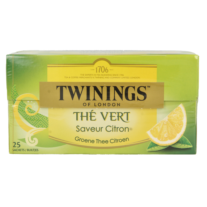 Twinings Groene thee citroen 25 Zakjes