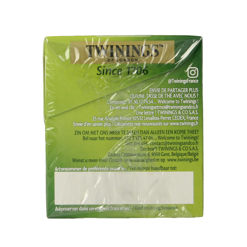 Twinings Green earl grey 25 Zakjes