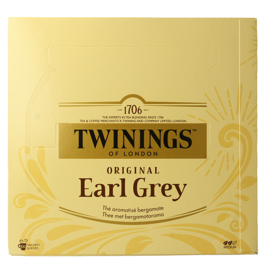 Twinings Earl grey envelop 100 Zakjes