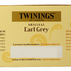 Twinings Earl grey envelop 100 Zakjes