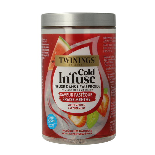 Twinings Cold infuse watermeloen aardbei munt 10 Zakjes
