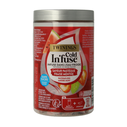 Twinings Cold infuse watermeloen aardbei munt 10 Zakjes
