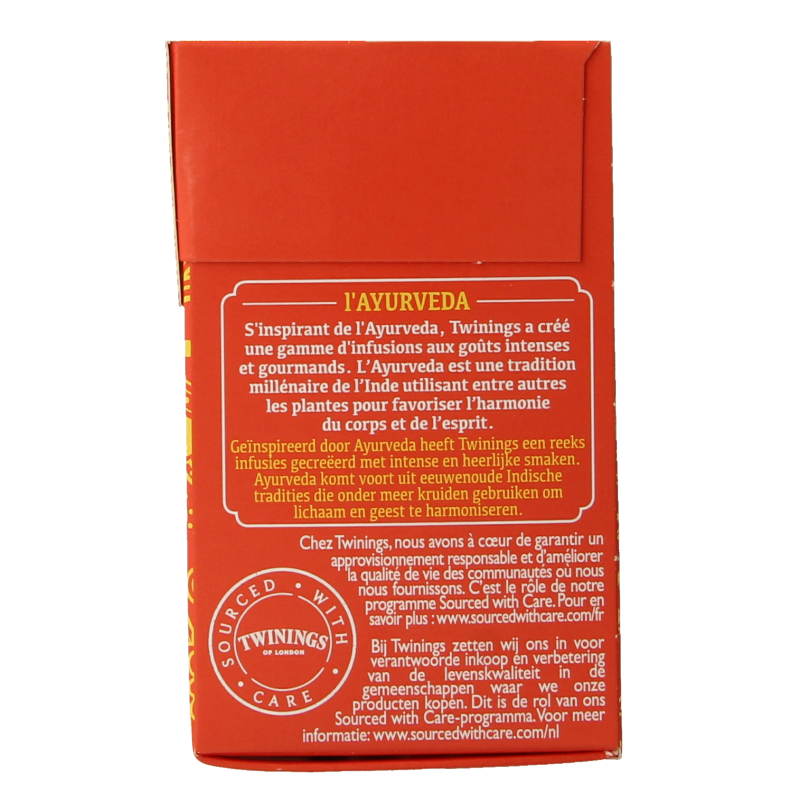Twinings Ayurveda vanilla perzik oranjebloesem 20 Stuks