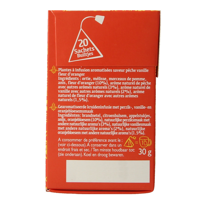 Twinings Ayurveda vanilla perzik oranjebloesem 20 Stuks