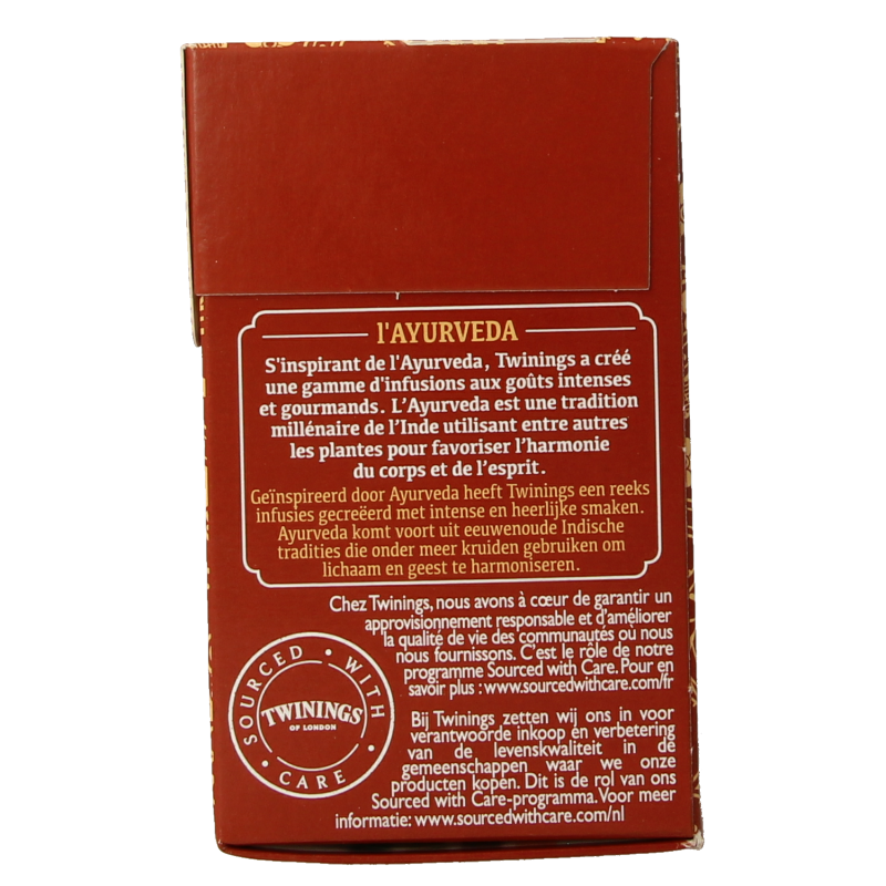 Twinings Ayurveda kokos vanille cacaoboon 20 Stuks