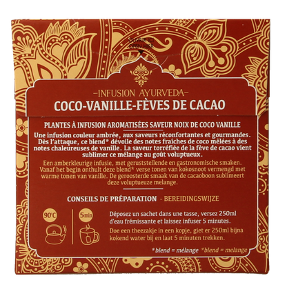 Twinings Ayurveda kokos vanille cacaoboon 20 Stuks