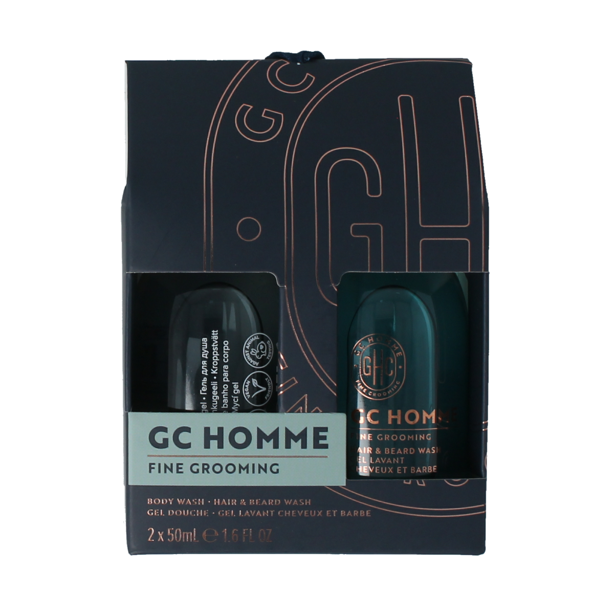The Luxury Bathing Co Body duo mini men - Body/Hair & beard wash 1.00 Set
