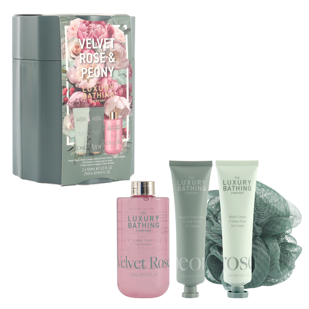 The Luxury Bathing Co Velvet Rose & Peony - Luxury Bathing 1.00 Set