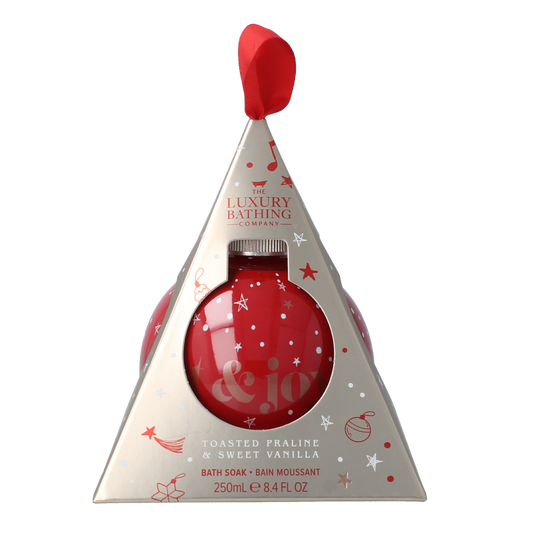 The Luxury Bathing Co Comfort & joy bath soak bauble 250 Milliliter