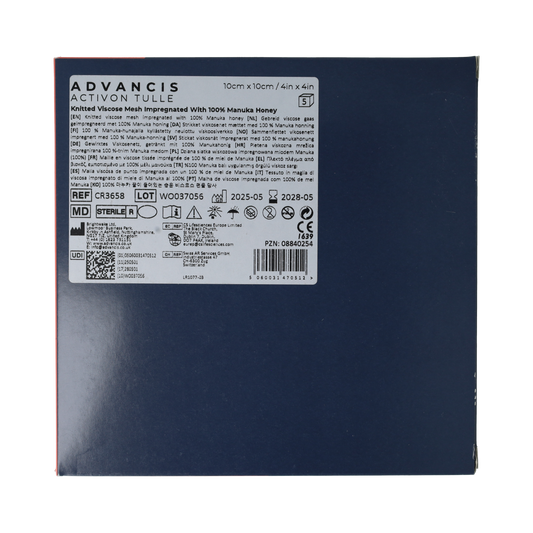 Advancis Activon Manuka Tulle 10x10cm BOX5 pcs 5.00 Stuks