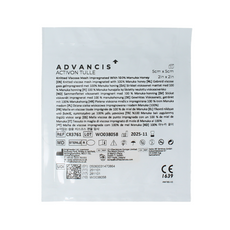 Advancis Activon manuka gaasverband 5 x 5cm 5.00 Stuks