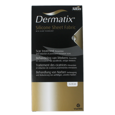 Dermatix Dermatix siliconen sheet fabric 4x13cm 1.00 Stuks