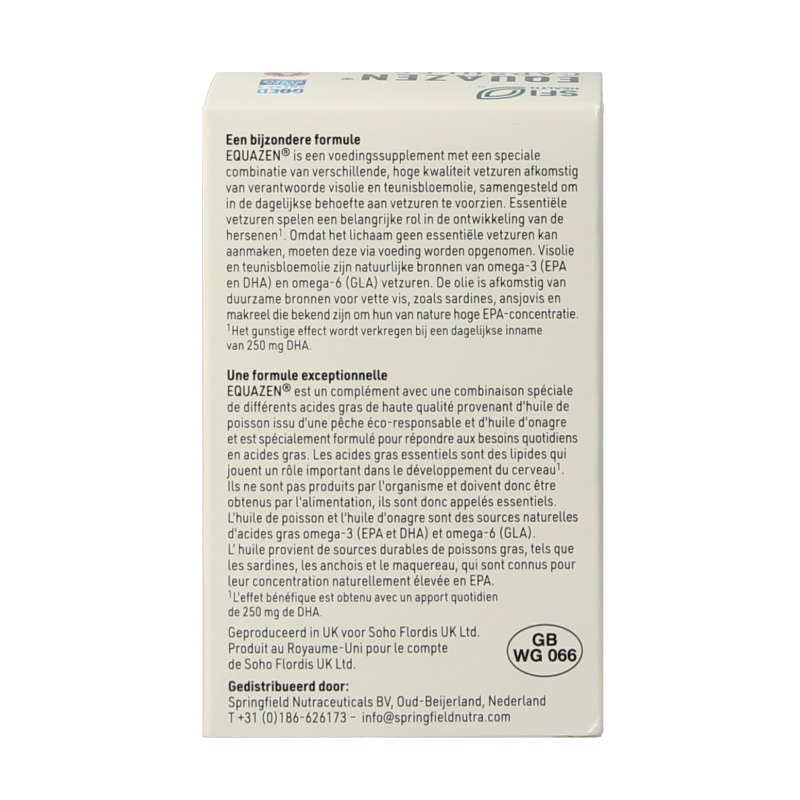 SFI Health  Equazen capsules omega 3- & 6-vetzuren 60 Capsules