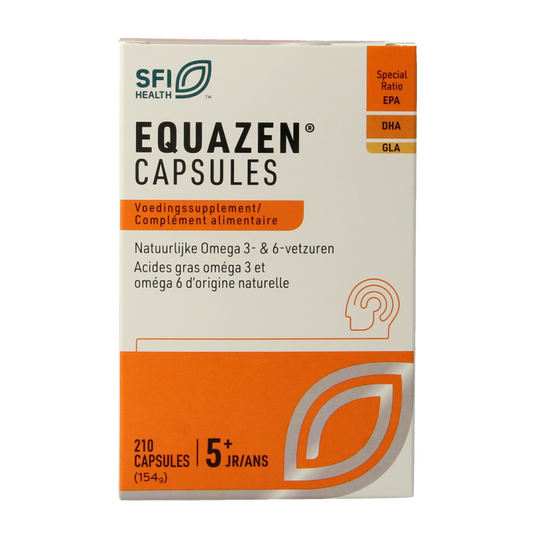 SFI Health  Equazen capsules omega 3- & 6-vetzuren 210 Capsules