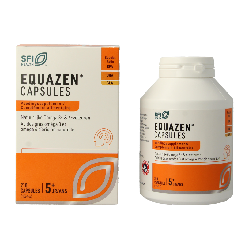 SFI Health  Equazen capsules omega 3- & 6-vetzuren 210 Capsules