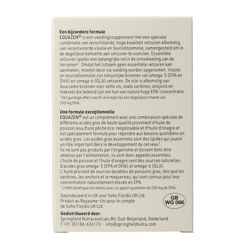 SFI Health  Equazen capsules omega 3- & 6-vetzuren 210 Capsules