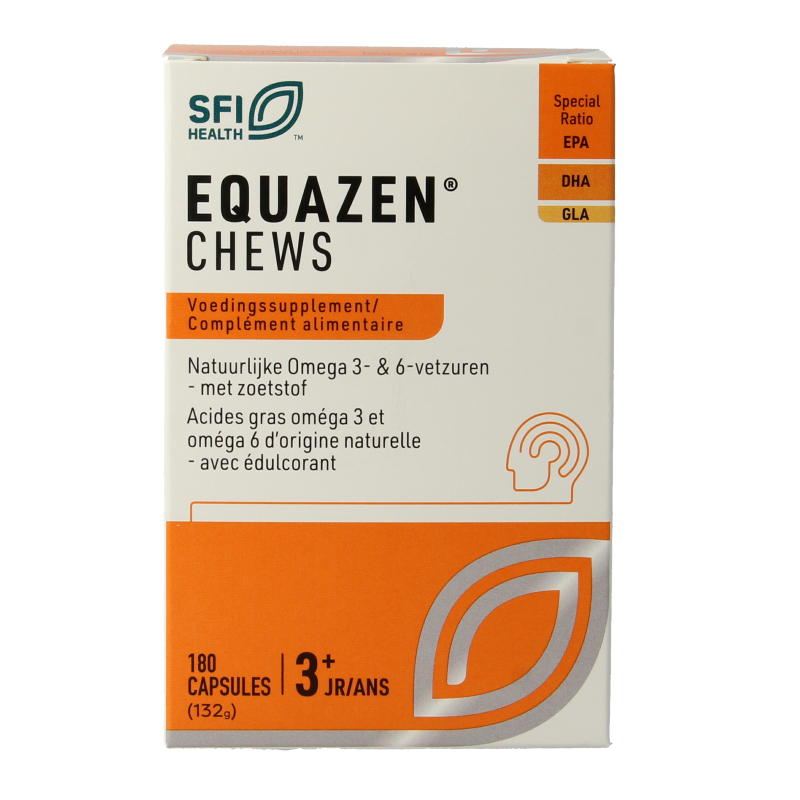 SFI Health  Equazen chews omega 3- & 6-vetzuren 180 Capsules