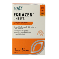SFI Health  Equazen chews omega 3- & 6-vetzuren 180.00 Capsules