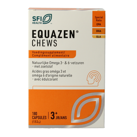 SFI Health  Equazen chews omega 3- & 6-vetzuren 180.00 Capsules