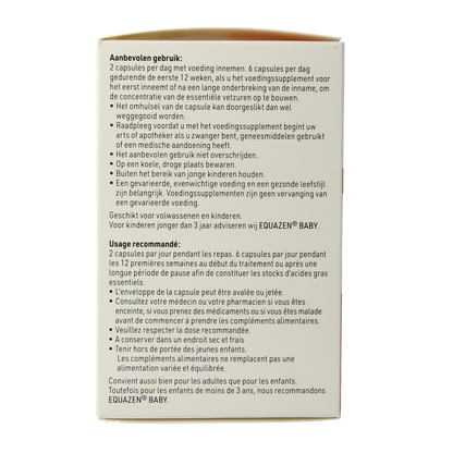 SFI Health  Equazen chews omega 3- & 6-vetzuren 180.00 Capsules