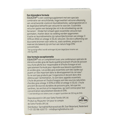 SFI Health  Equazen chews omega 3- & 6-vetzuren 180.00 Capsules