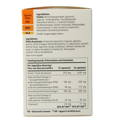 SFI Health  Equazen chews omega 3- & 6-vetzuren 180.00 Capsules