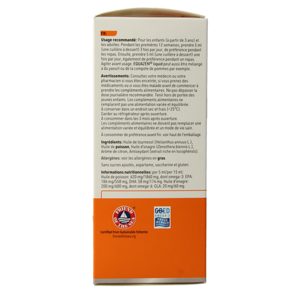 Equazen Equazen liquid citrus omega 3- & 6-vetzuren 200.00 Milliliter