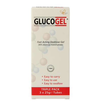 Glucogel Glucogel 25g(3 tubes) 75.00 Gram