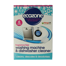 EcoZone Wasmachine en vaatwasser ontkalker 6.00 Stuks