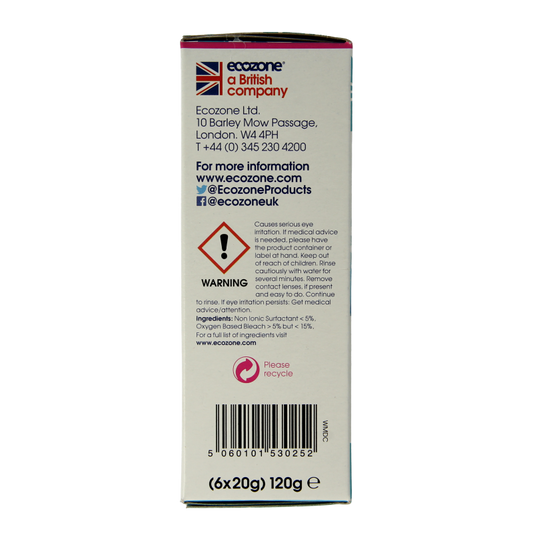 EcoZone Wasmachine en vaatwasser ontkalker 6 Stuks