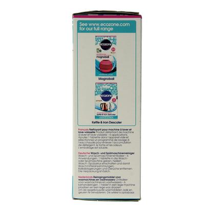 EcoZone Wasmachine en vaatwasser ontkalker 6.00 Stuks