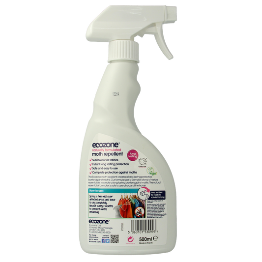 EcoZone Motten spray anti mot 500 Milliliter