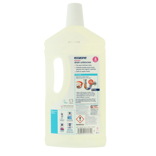 EcoZone Afvoer ontstopper vloeibaar 1 Liter
