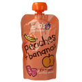 Ella's Kitchen Peaches & bananas 4 maand knijpzak bio 120 Gram