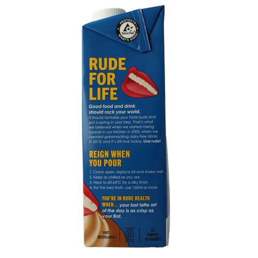 Rude Health Oat barista 1.00 Liter
