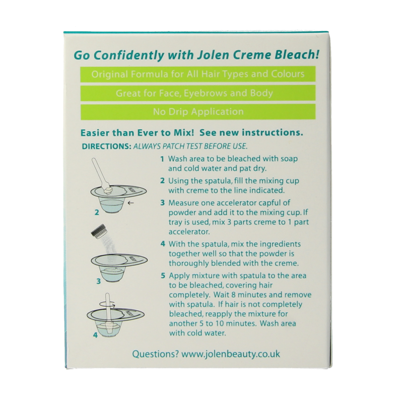 Jolen Ontkleuringscreme creme bleach regular  30 Milliliter