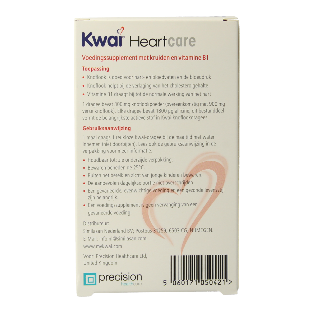 Kwai Heartcare knoflook 100.00 Dragees