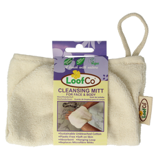 Loofco Washandje ongebleekt katoen bio 1.00 Stuks