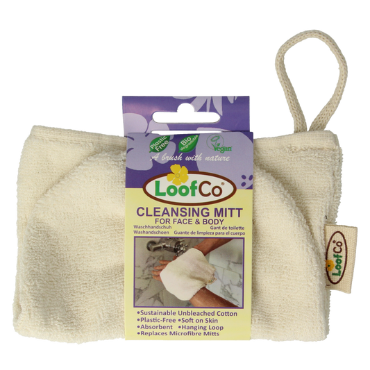 Loofco Washandje ongebleekt katoen bio 1 Stuks