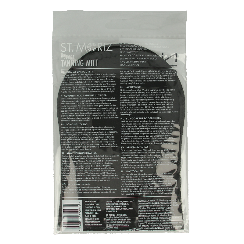 St. Moriz Zelfbruiningshandschoen 1 Stuks