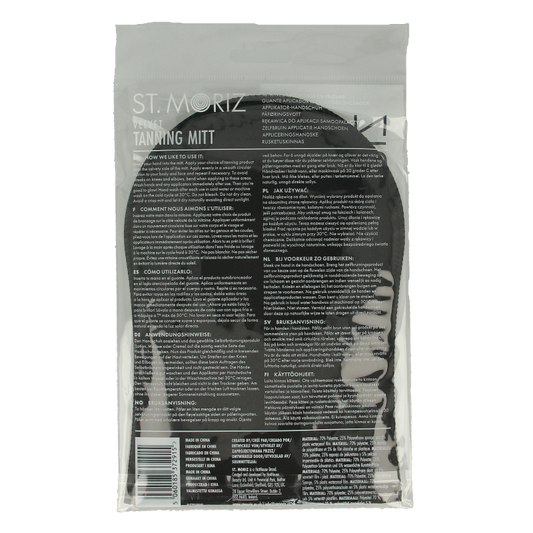 St. Moriz Zelfbruiningshandschoen 1 Stuks