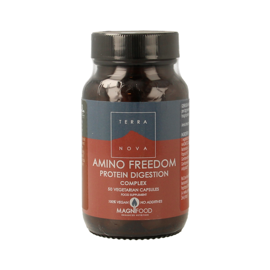 Terranova Amino freedom - Protein digestion complex 50 Vegetarische capsules