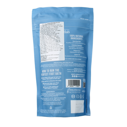 Westlab Foot soak dode zeezout 450.00 Gram