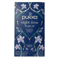Pukka Night time thee bio 20.00 Zakjes