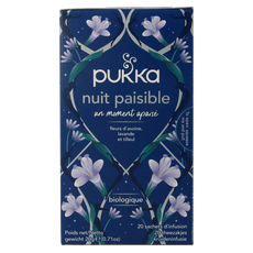 Pukka Night time thee bio 20.00 Zakjes