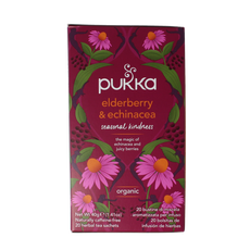 Pukka Elderberry & echinacea bio 20.00 Zakjes